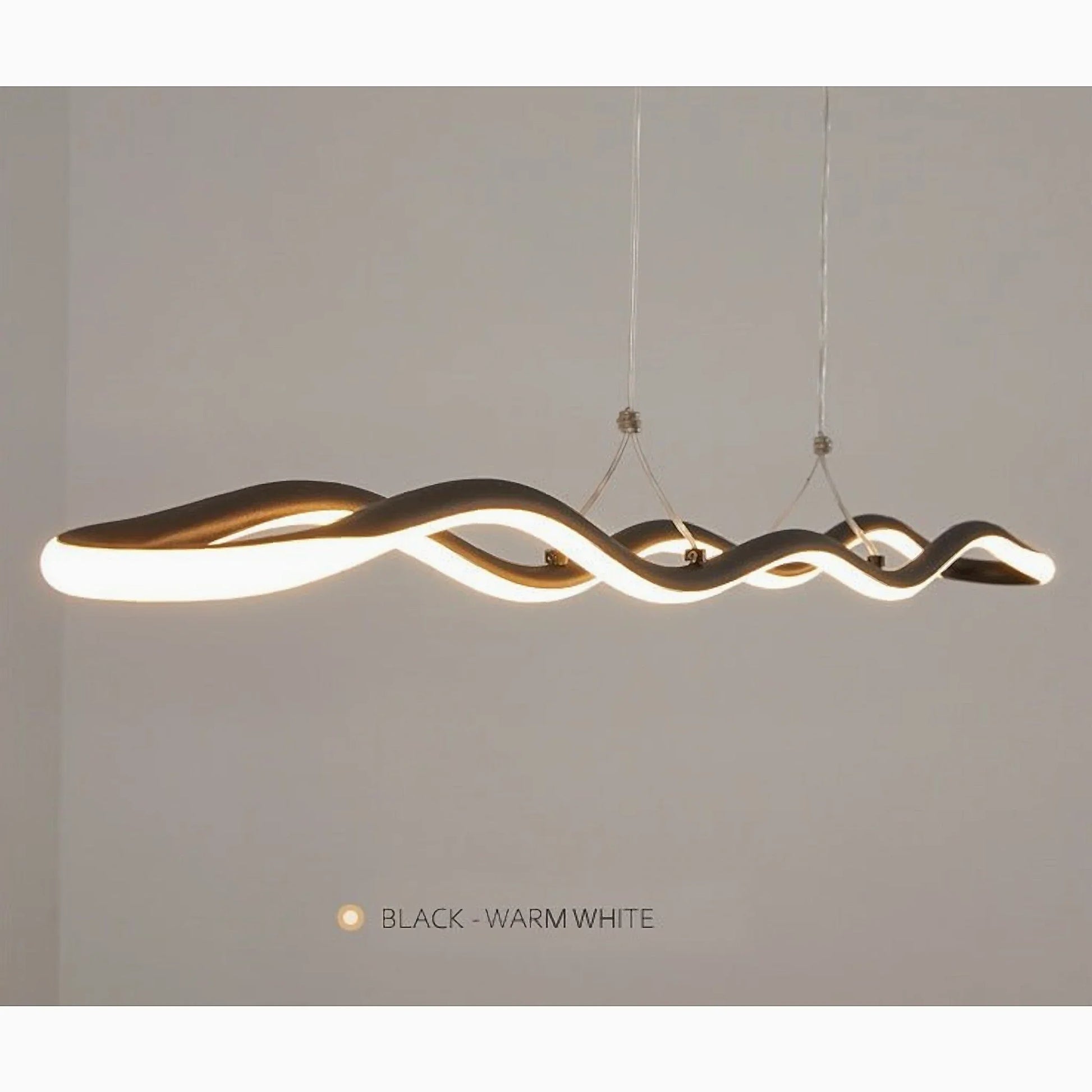 Skadi Wave LED Pendant Lamp for Dining - Pendant Lights | Lucera Lighting