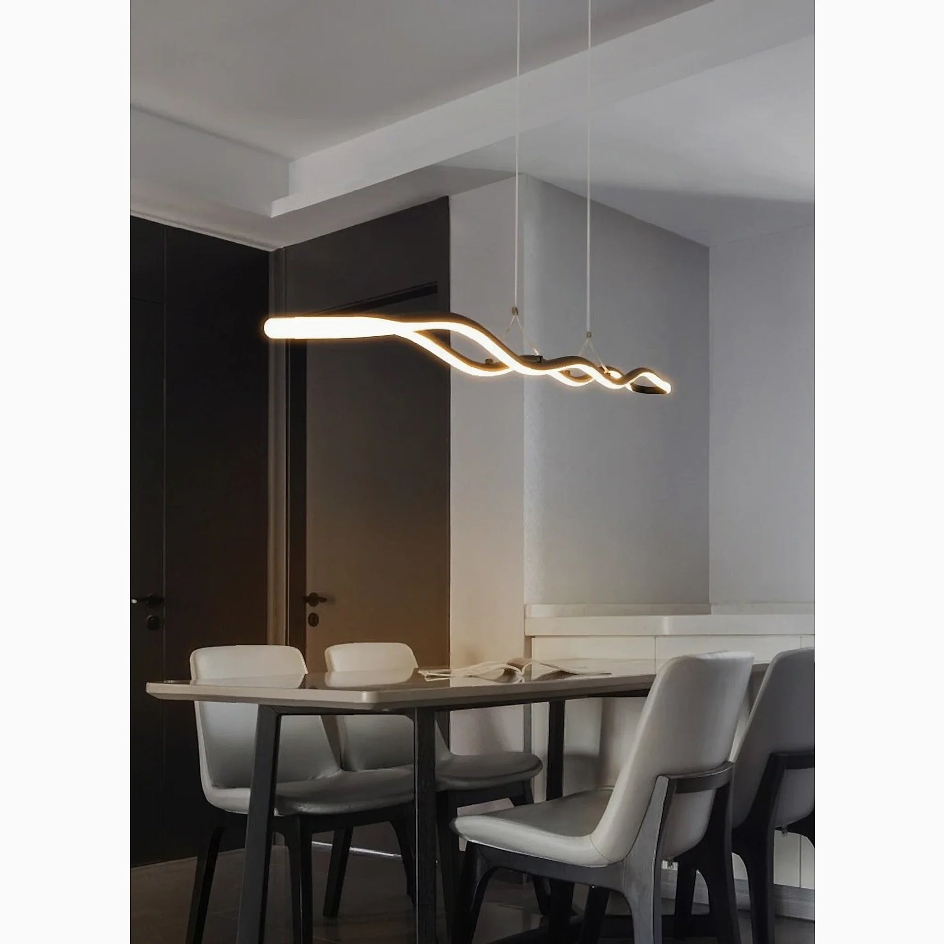 Skadi Wave LED Pendant Lamp for Dining - Pendant Lights | Lucera Lighting