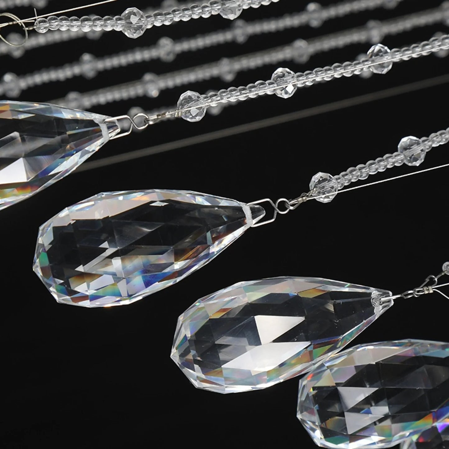 Hazel Spiral Crystal LED Chandelier - Chandeliers | Lucera Lighting