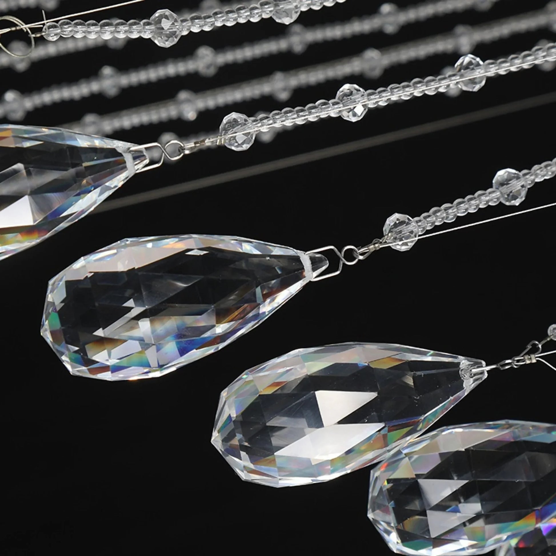Hazel Spiral Crystal LED Chandelier - Chandeliers | Lucera Lighting