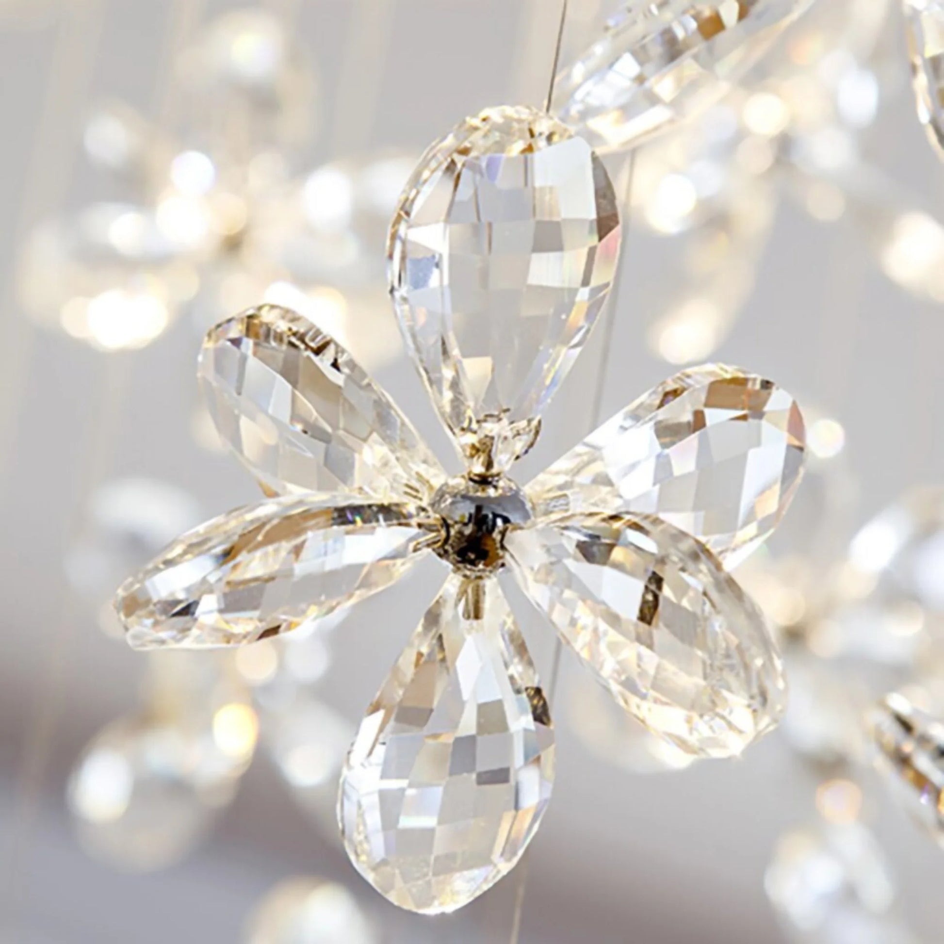 Borage Crystal Butterfly Ceiling Chandelier - Chandeliers | Lucera Lighting