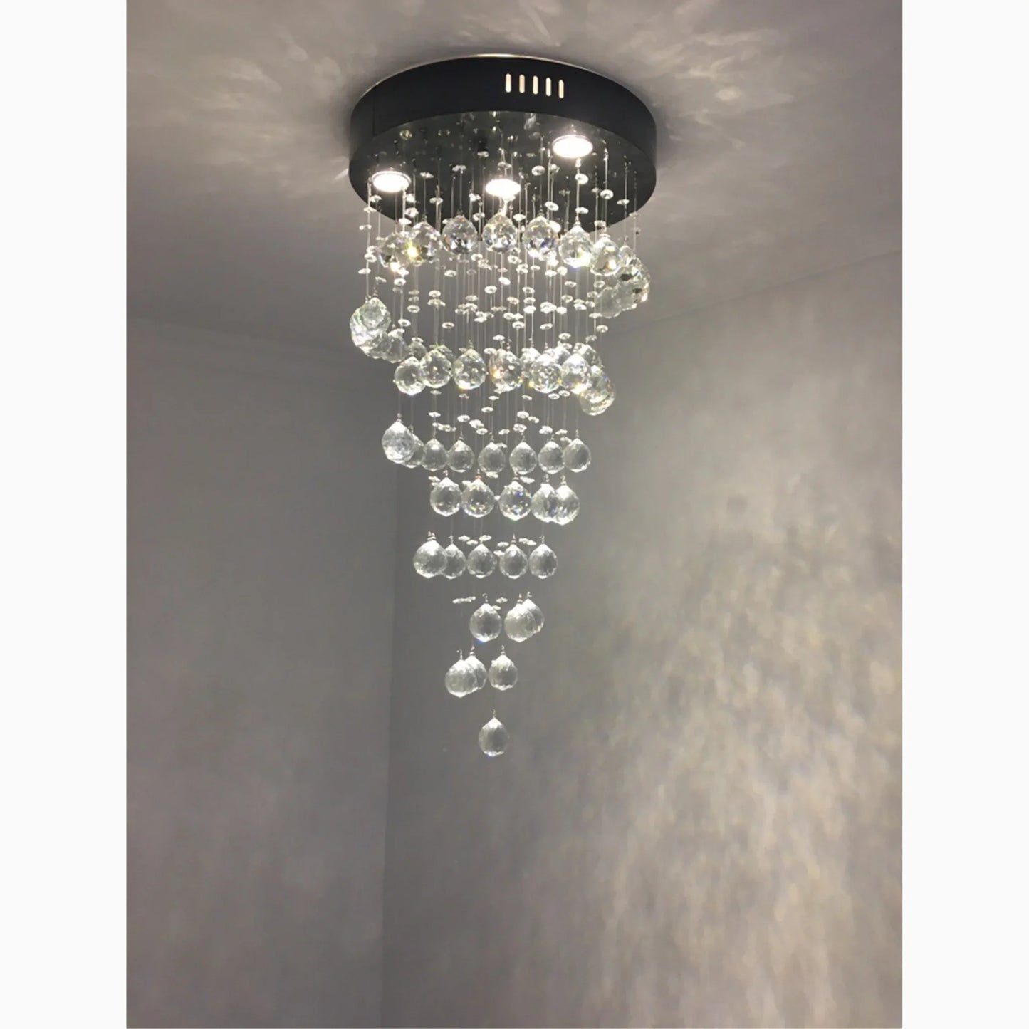 Sorn Creative Large Raindrops Crystal Chandelier - Chandeliers | Lucera Lighting