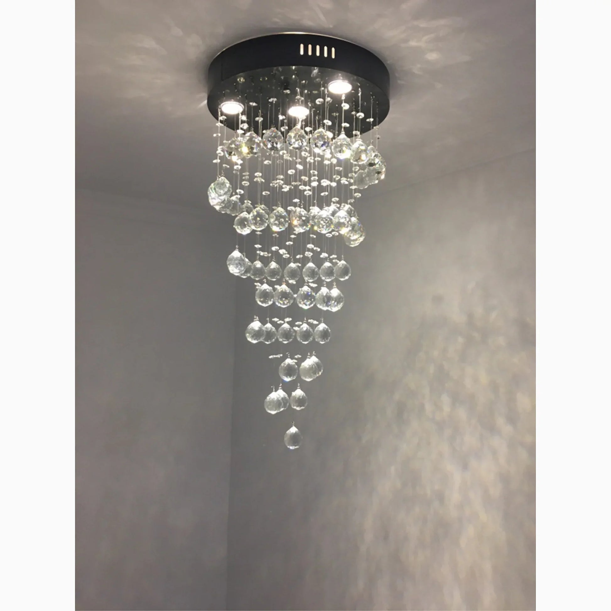 Sorn Creative Large Raindrops Crystal Chandelier - Chandeliers | Lucera Lighting
