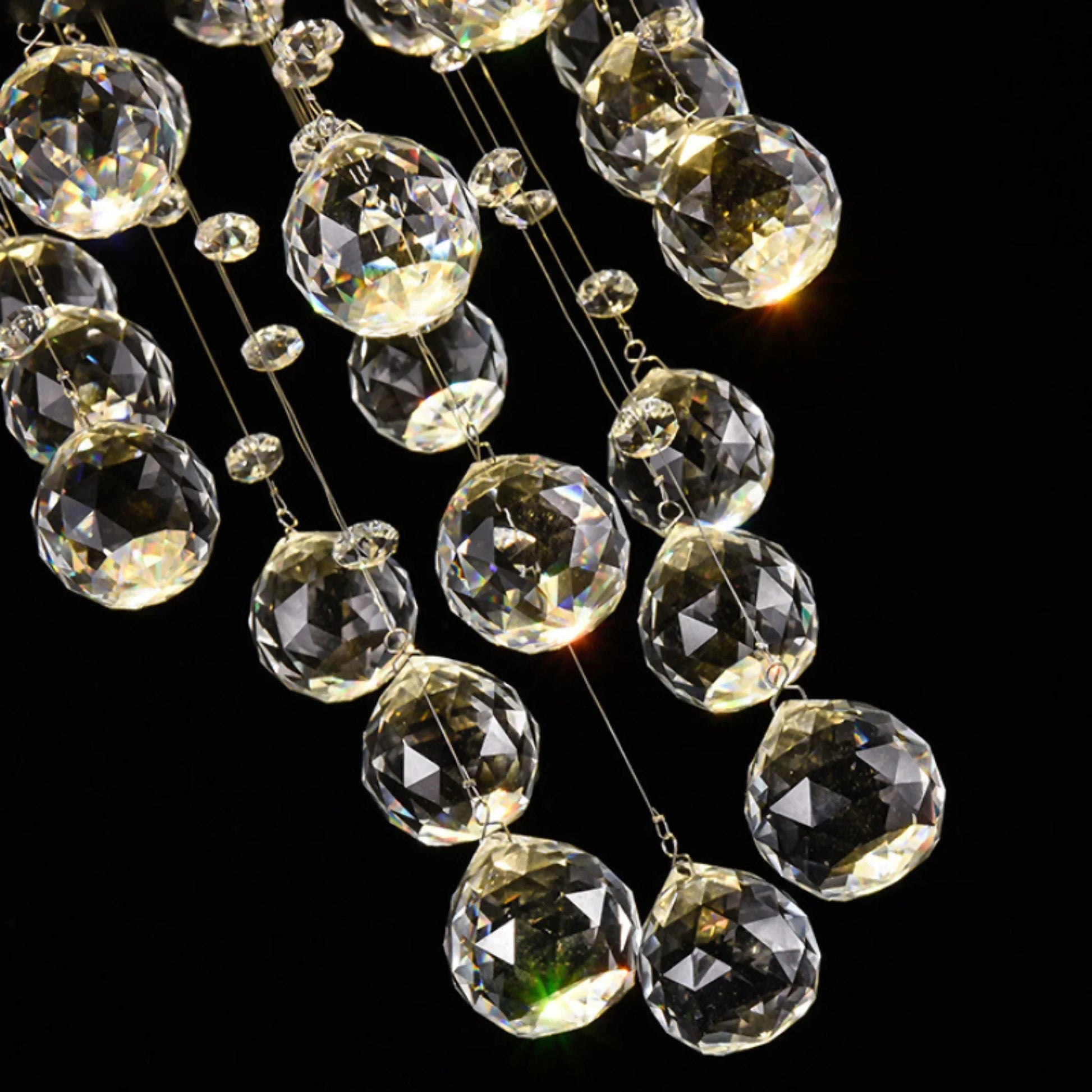 Sorn Creative Large Raindrops Crystal Chandelier - Chandeliers | Lucera Lighting