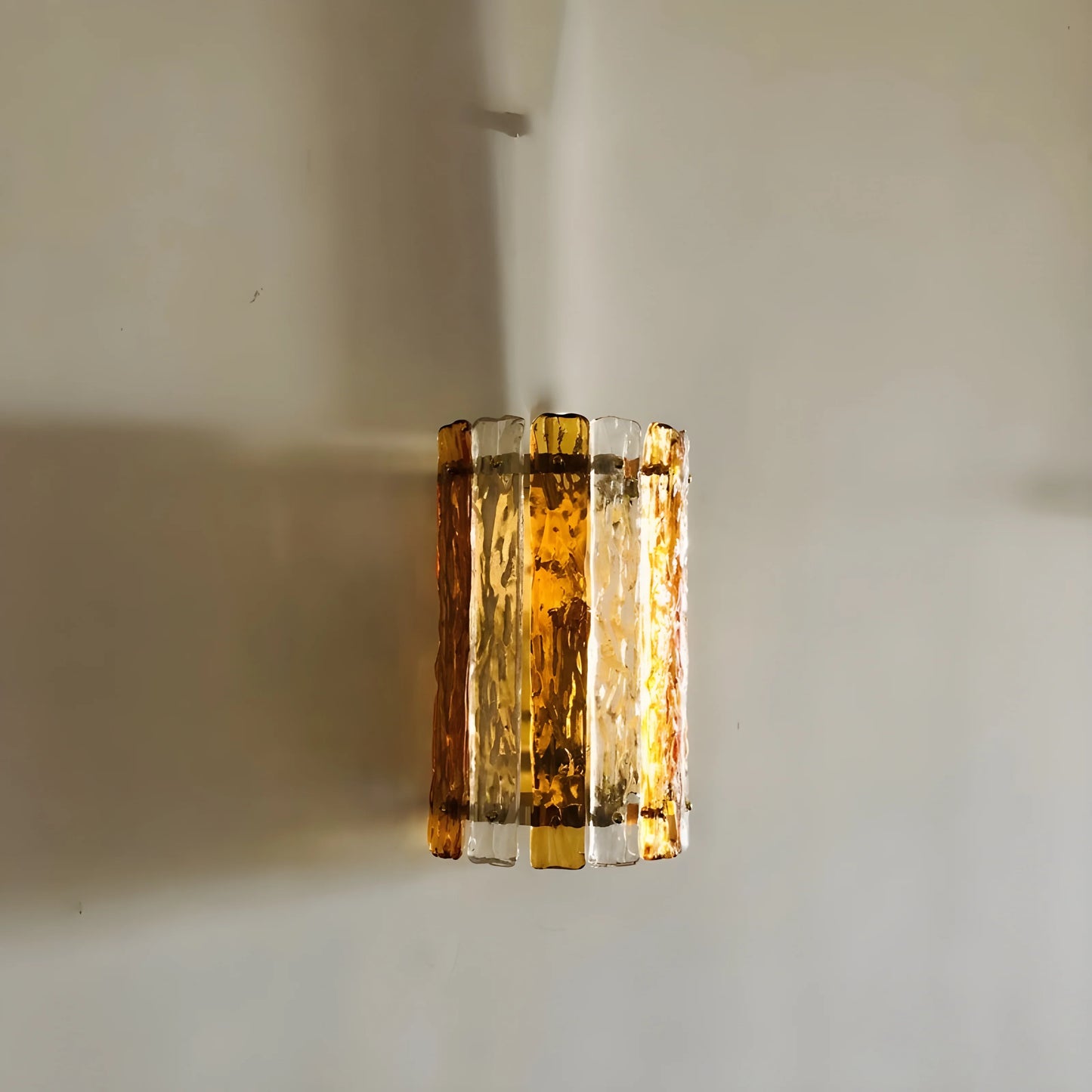 Luce Retro French Wall Lamp with Brass & Glass - Wall Lights & Sconces | Lucera Lighting