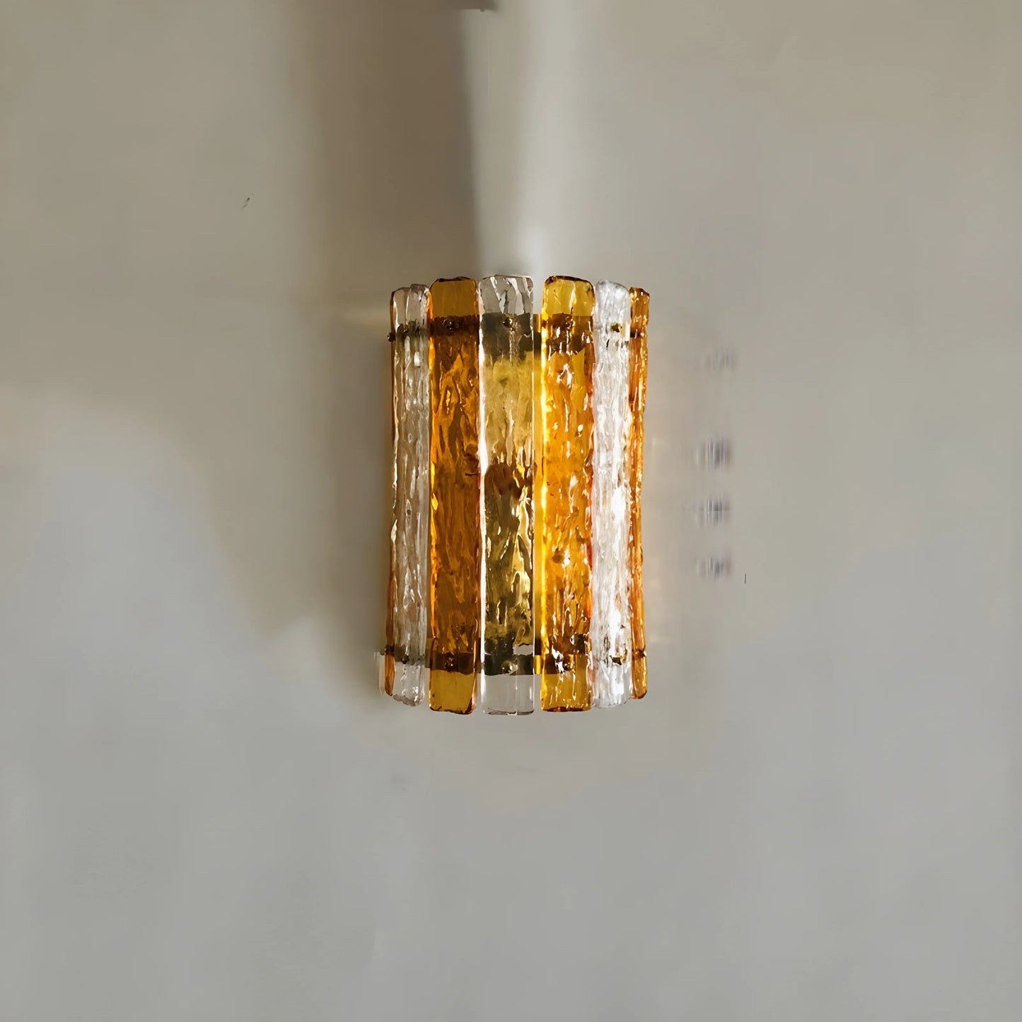 Luce Retro French Wall Lamp with Brass & Glass - Wall Lights & Sconces | Lucera Lighting
