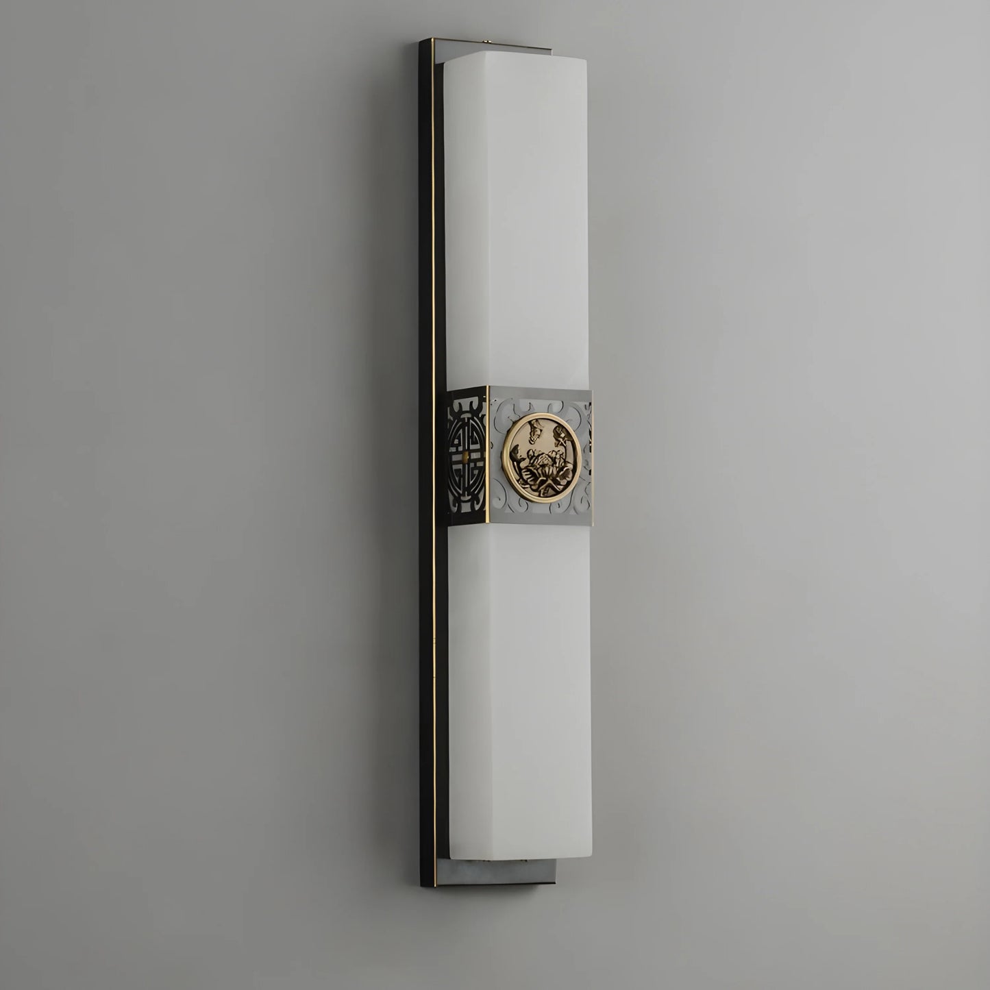 Gusto Royal Chinese Wall Lamp with Marble Accent - Wall Lights & Sconces | Lucera Lighting
