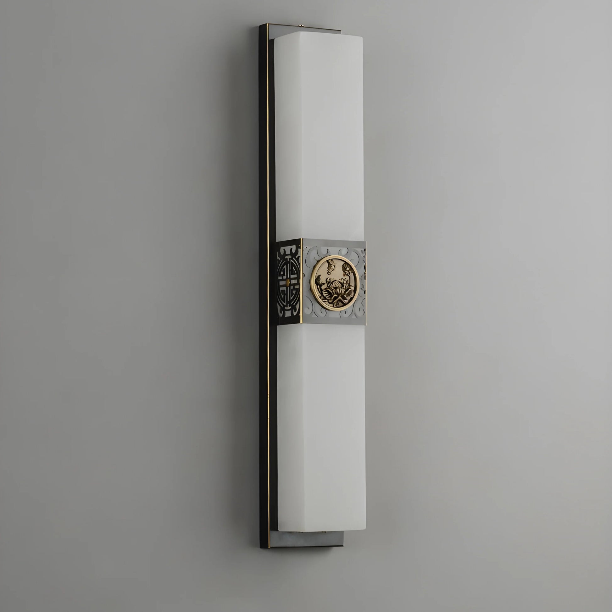 Gusto Royal Chinese Wall Lamp with Marble Accent - Wall Lights & Sconces | Lucera Lighting