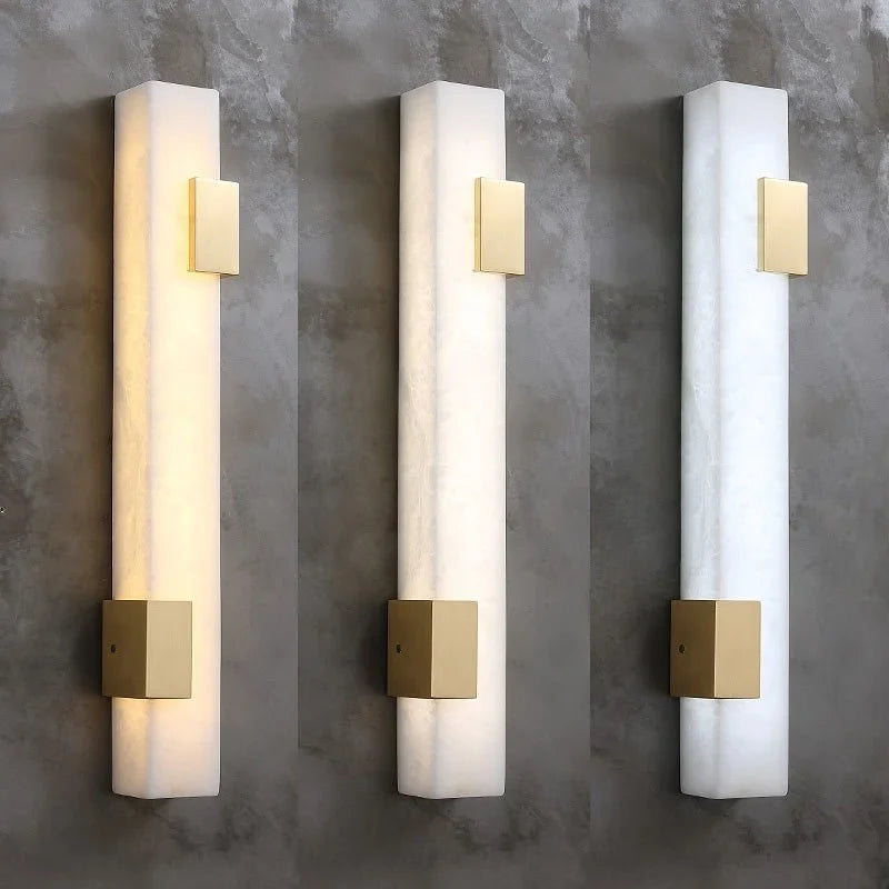 Dendral Futuristic Marble Wall Lamp for Living Room - Wall Lights & Sconces | Lucera Lighting