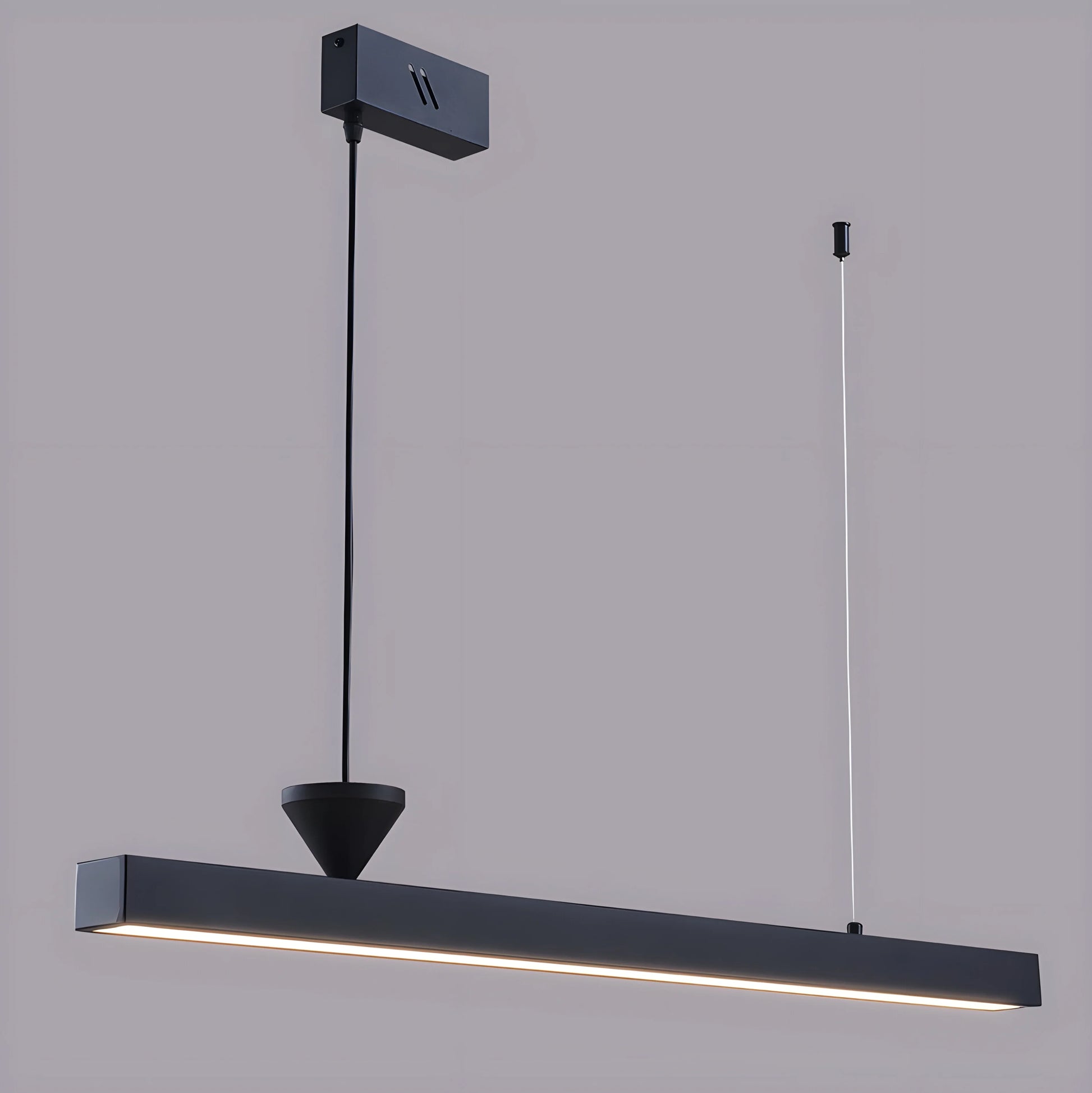 Angelo Minimalistic Black Chandelier for Dining Room - Pendant Lights | Lucera Lighting