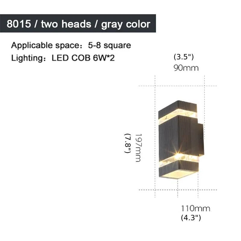 Reese Outdoor LED Lamp - Exterior wall | Lucera Lighting