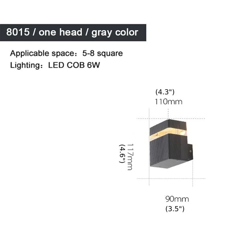 Reese Outdoor LED Lamp - Exterior wall | Lucera Lighting