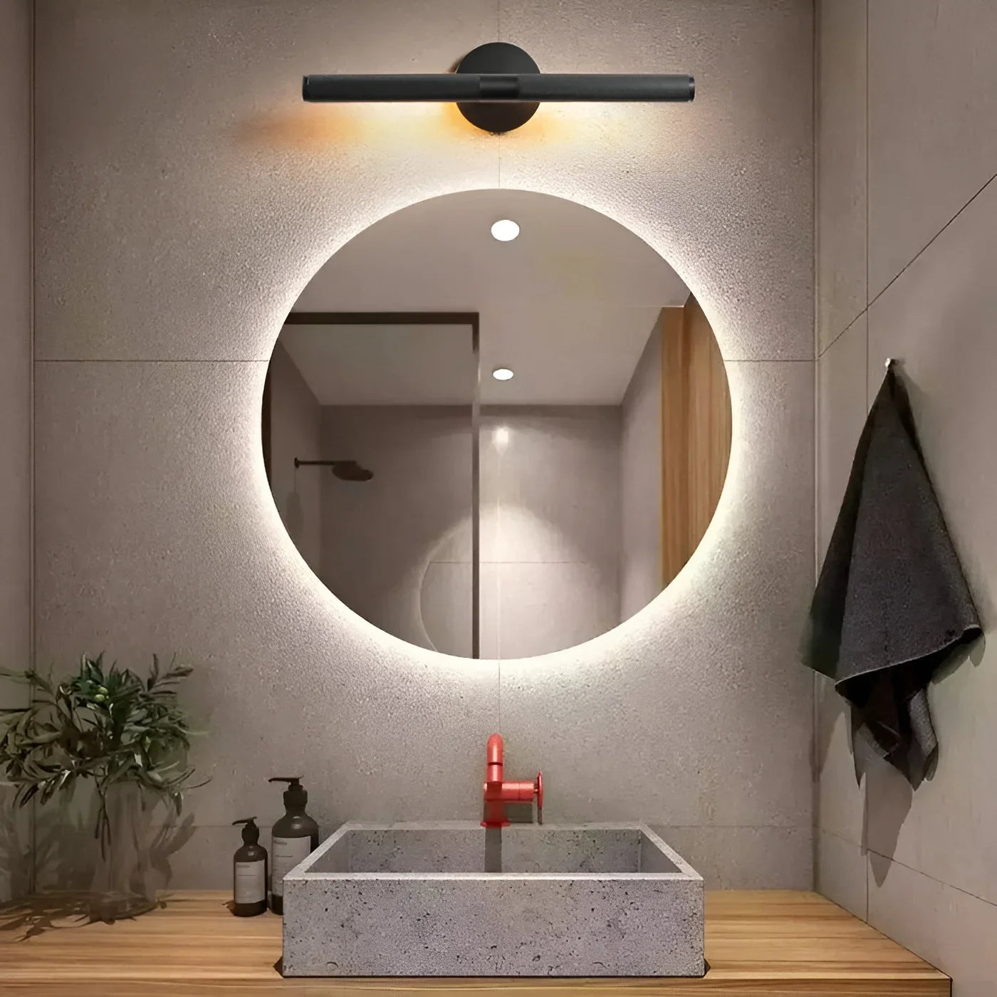 Radial Futuristic Wall Lamp for Bathroom & Bedroom - Hardware & Accessories | Lucera Lighting