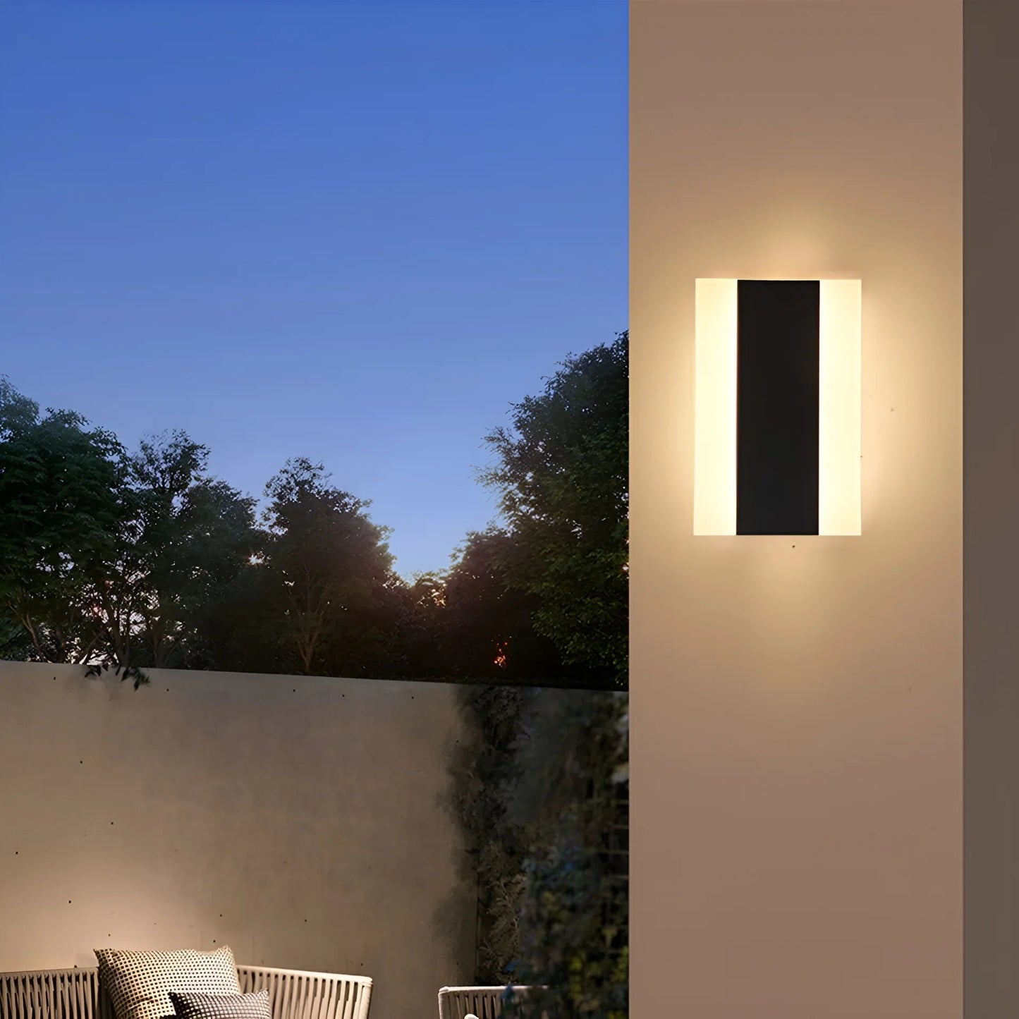Tatum Outdoor LED Wall Lamp - Exterior wall | Lucera Lighting