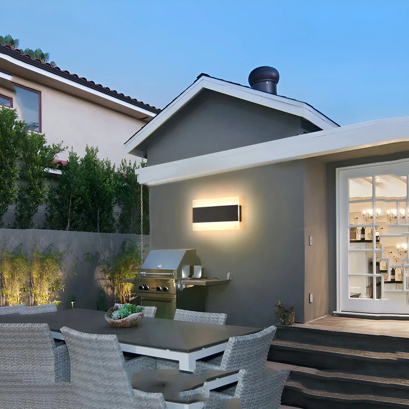 Tatum Outdoor LED Wall Lamp - Exterior wall | Lucera Lighting