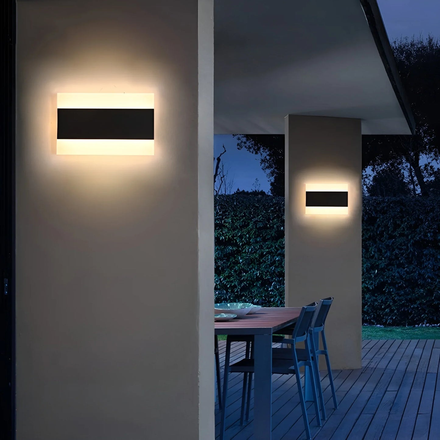 Tatum Outdoor LED Wall Lamp - Exterior wall | Lucera Lighting