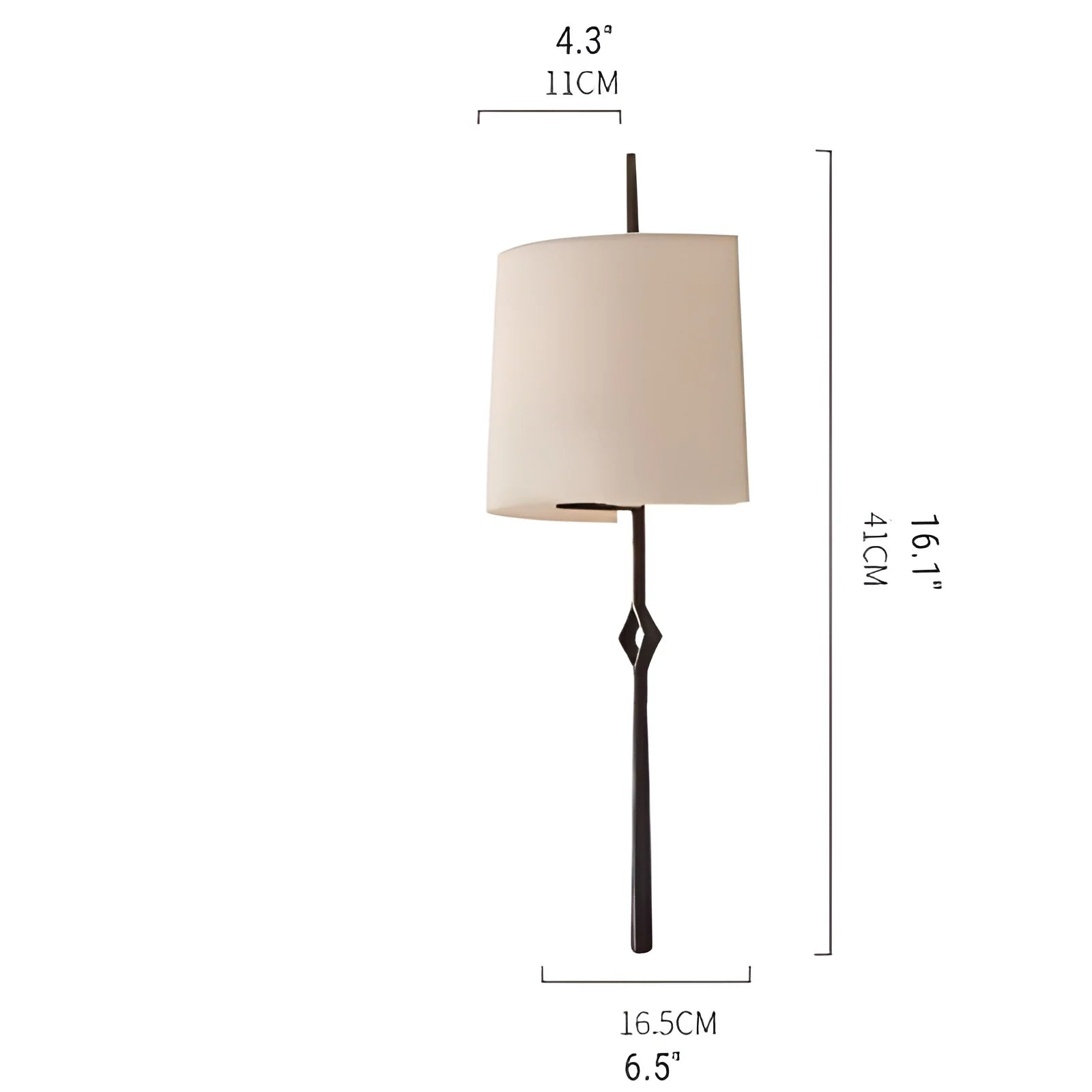 Entasis Cloth Wall Lamp Gold/Black - Wall Lights & Sconces | Lucera Lighting