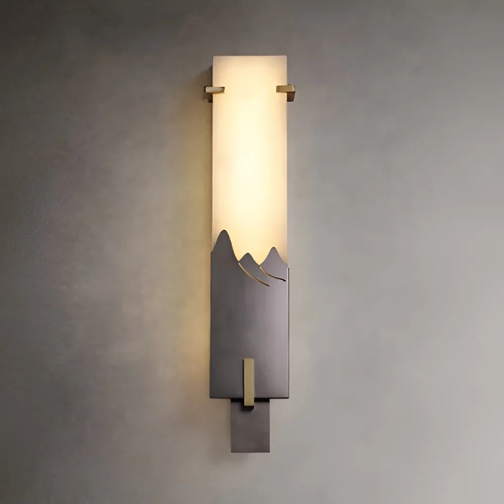 Axonal Antique Marble Wall Lamp - Wall Lights & Sconces | Lucera Lighting