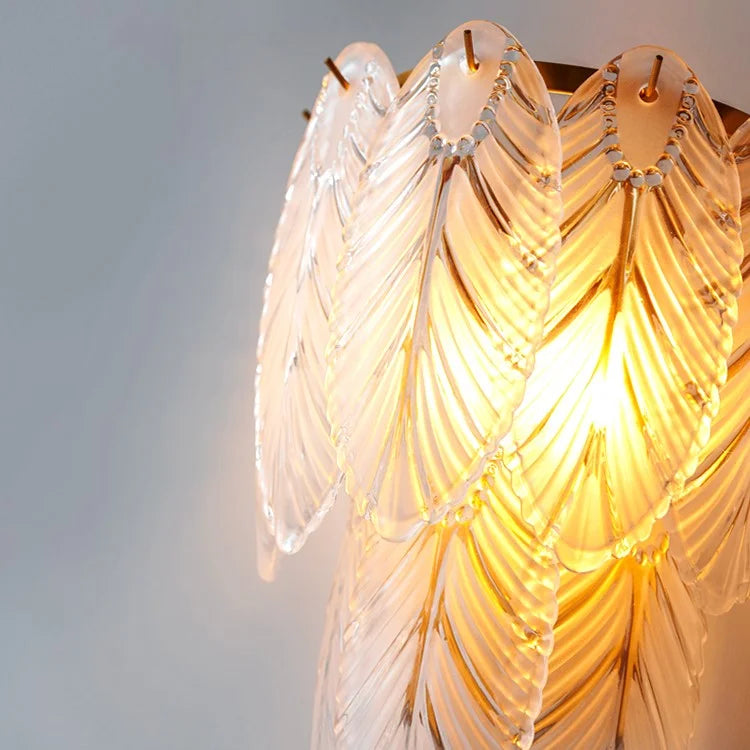 Albenga Feather Wall Lamp for Living Room - Wall Lights & Sconces | Lucera Lighting