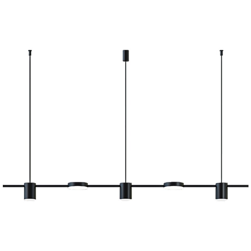 Rind Minimalistic Black/Gold Pendant Lamp - Pendant Lights | Lucera Lighting