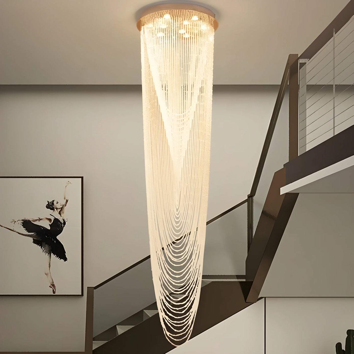 Anise Crystal Ceiling Chandelier - Chandeliers | Lucera Lighting