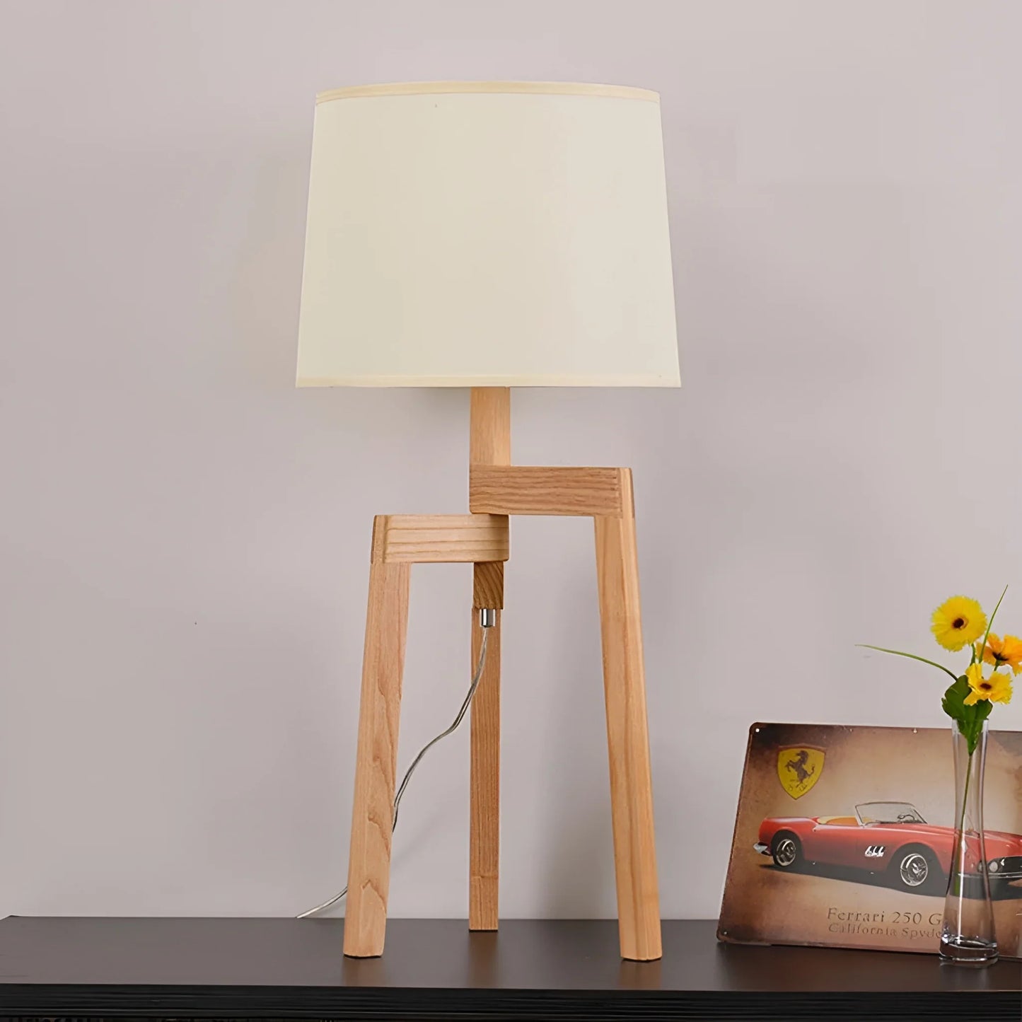 Gusto LED Solid Wood Table Lamp - Lamps | Lucera Lighting