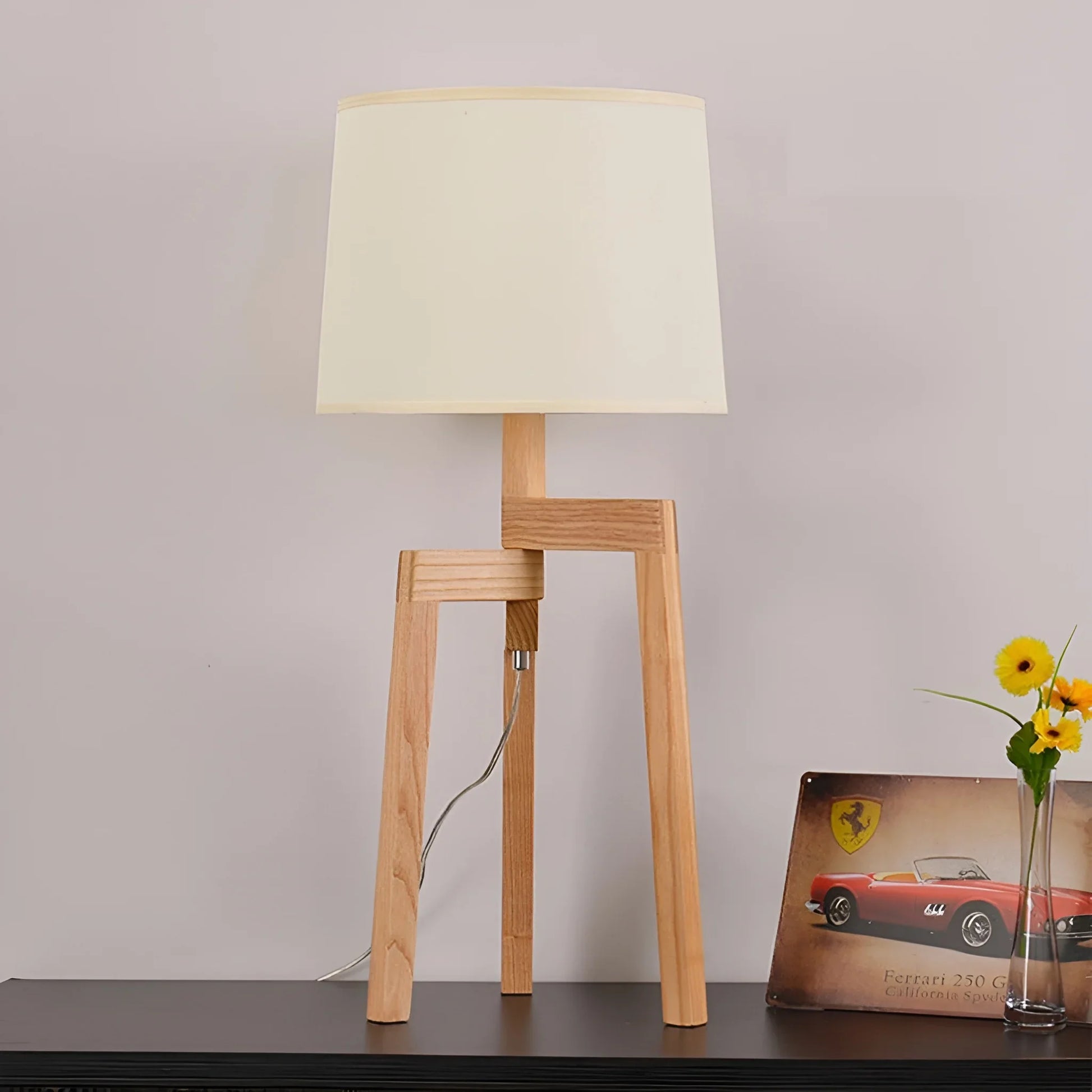 Gusto LED Solid Wood Table Lamp - Lamps | Lucera Lighting