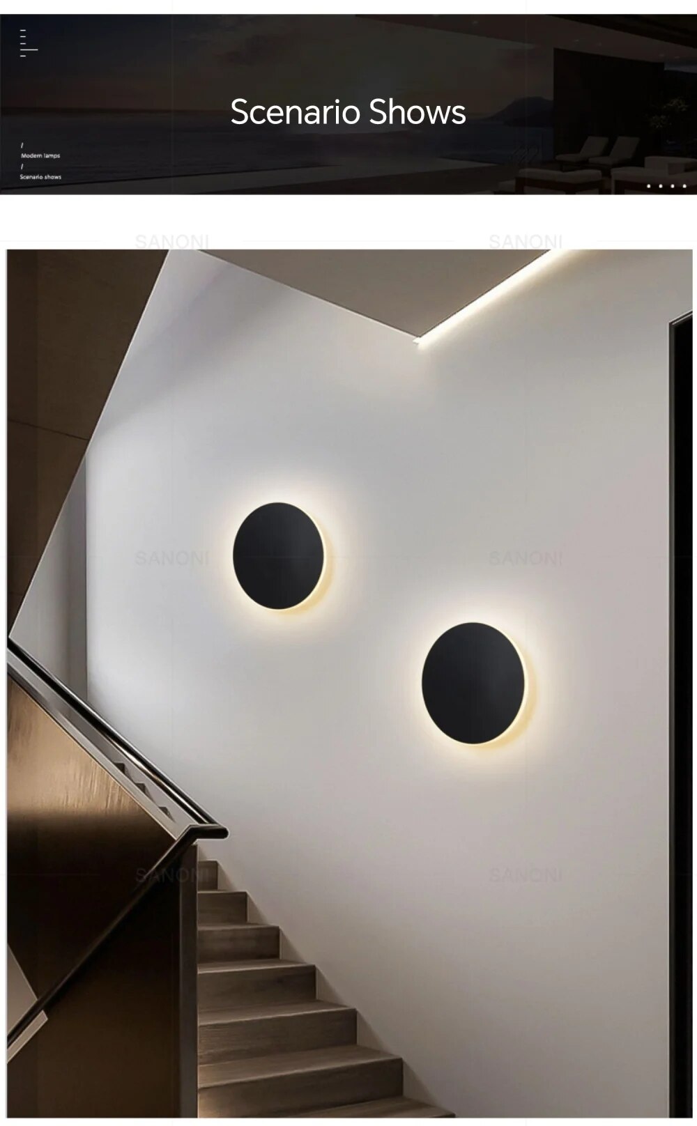 Modern LED Wall Lamp | Sleek Design with Smart Control | Energy-Efficient Wall Lighting for Any Space