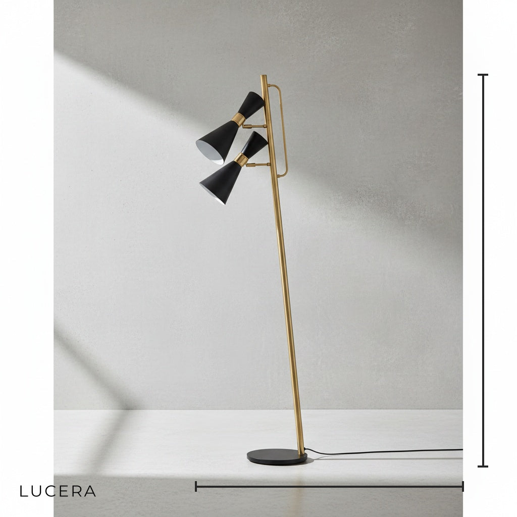 Labradorite Nordic Standing Floor Lamp for Reading - Lamps | Lucera Lighting