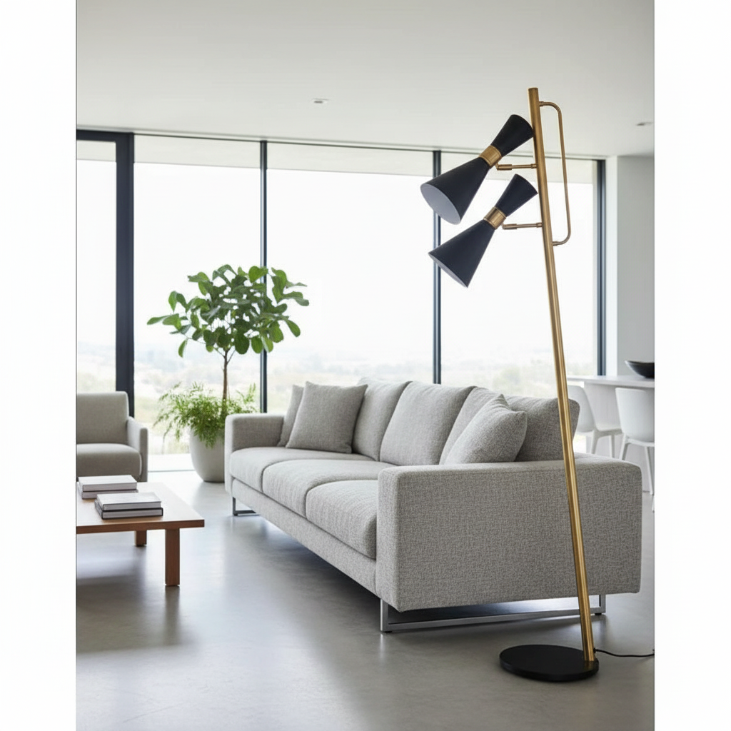 Labradorite Nordic Standing Floor Lamp for Reading - Lamps | Lucera Lighting