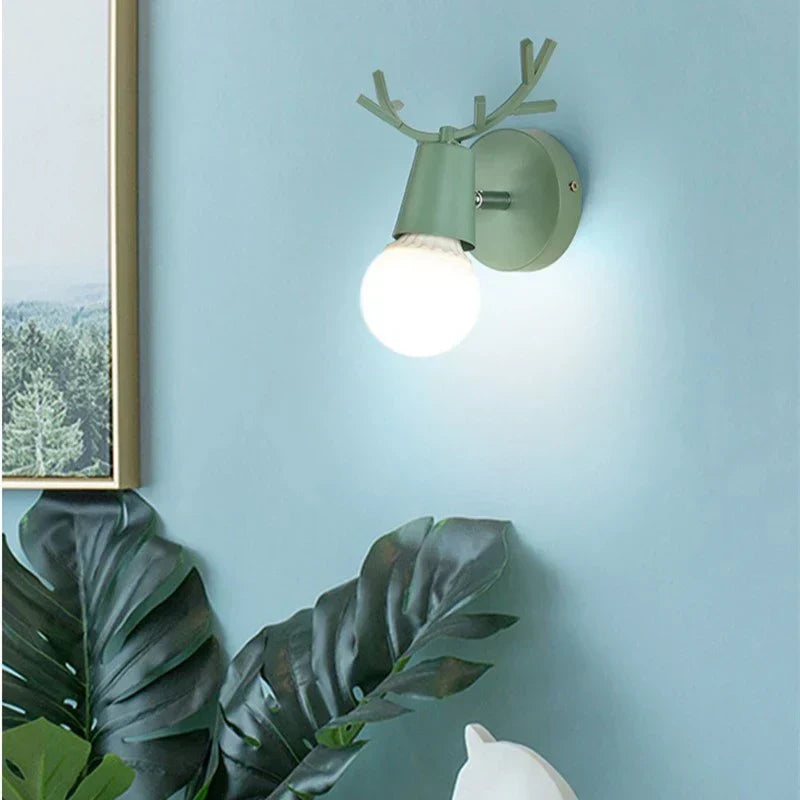 StagGlow – Rustic Antler Wall Sconce | Elegant Lodge Lighting