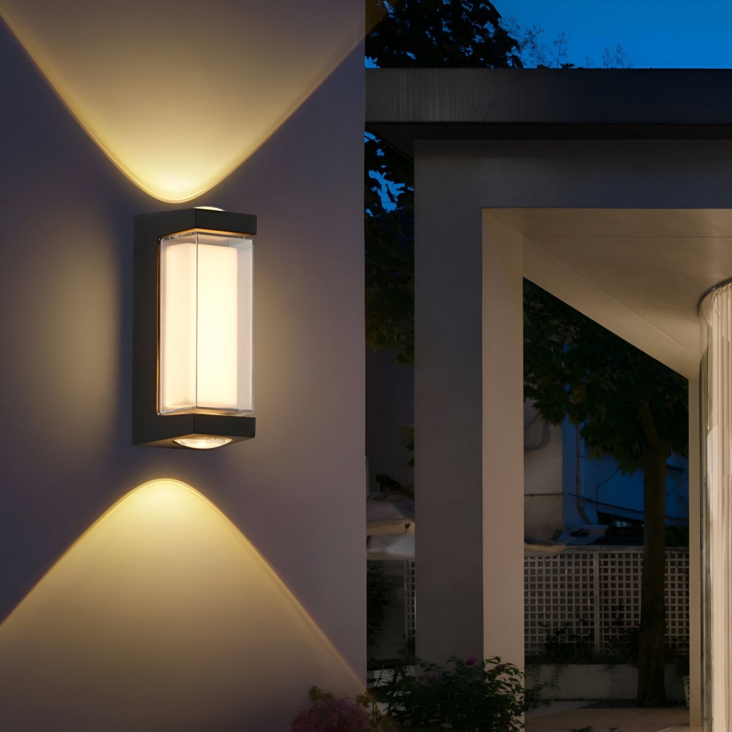Nordic Up & Down Acrylic Outdoor Wall Light·