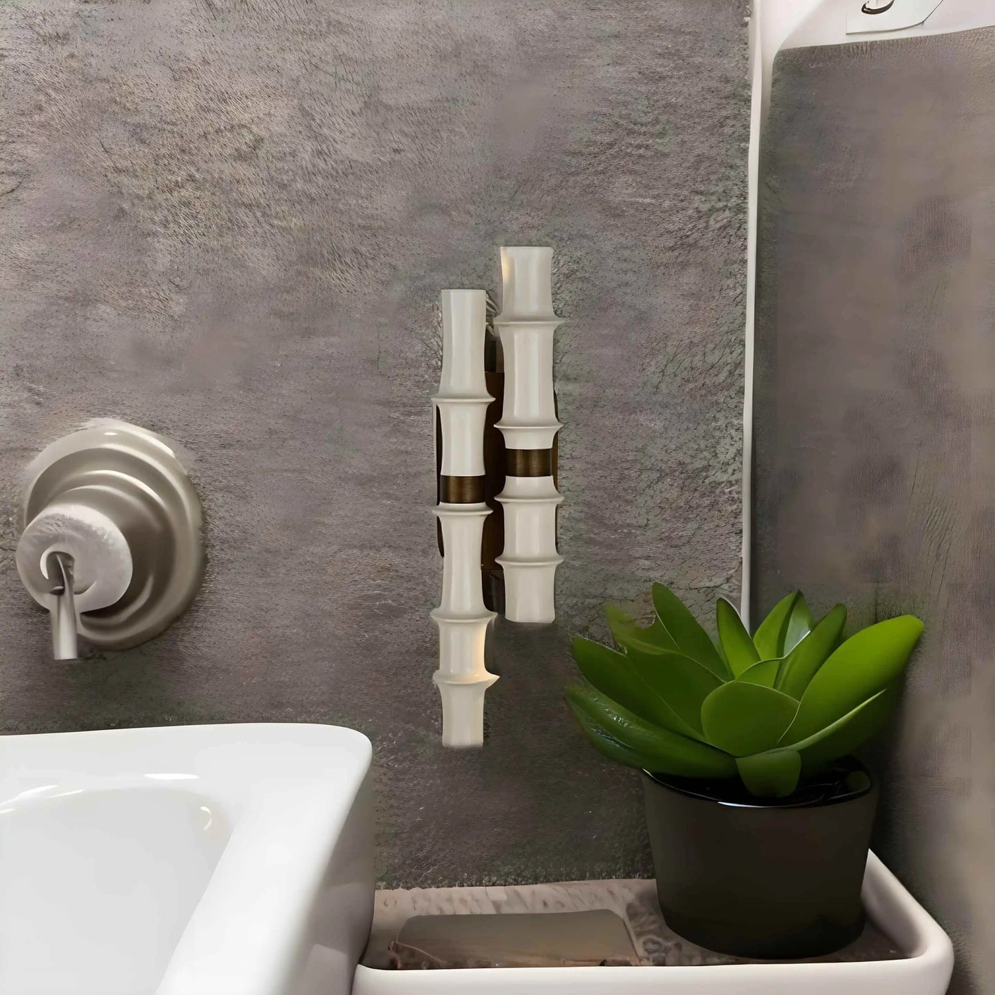Salvo Bamboo LED Wall Lamp - Wall Lights & Sconces | Lucera Lighting