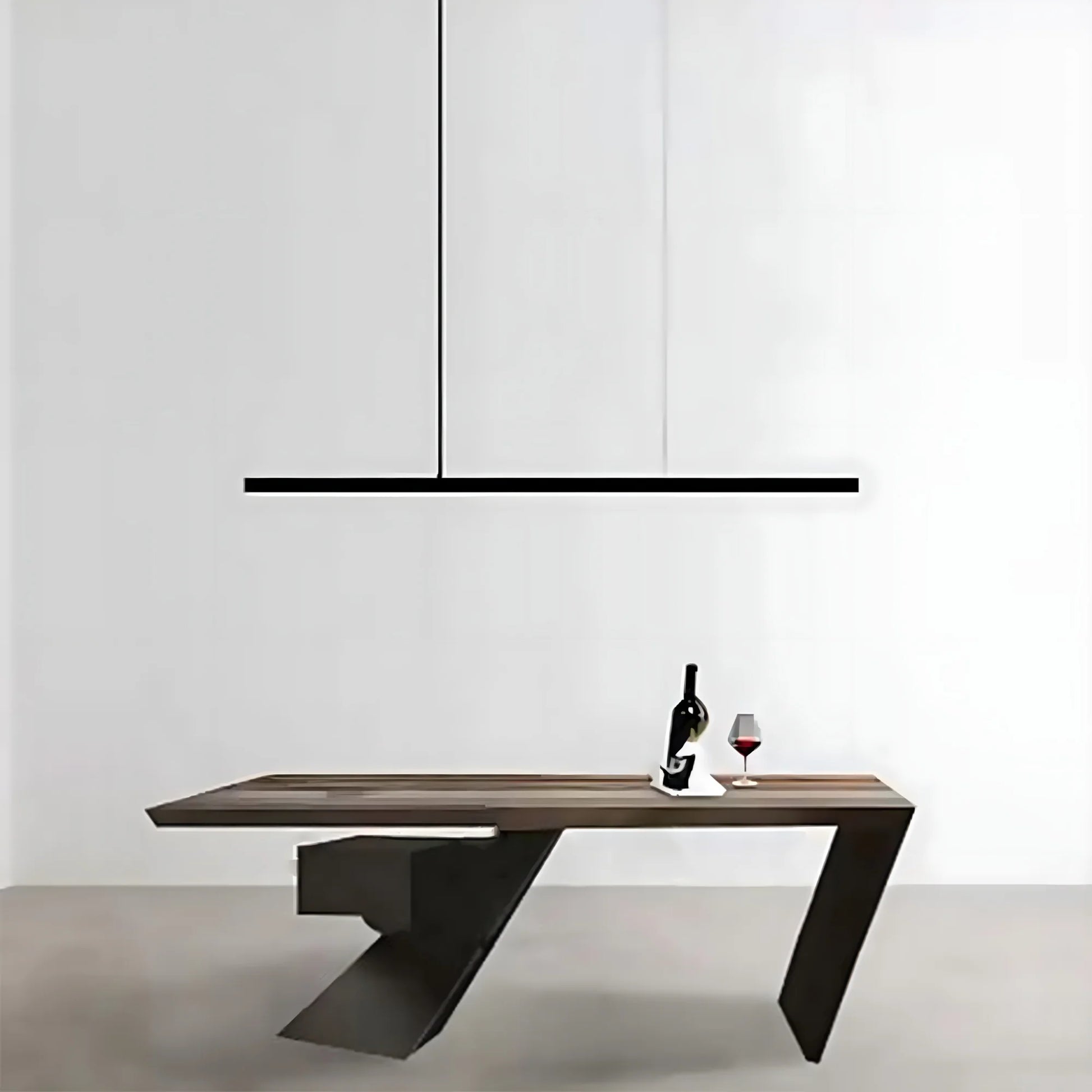 Palatinate Minimalist Black Chandelier - Pendant Lights | Lucera Lighting