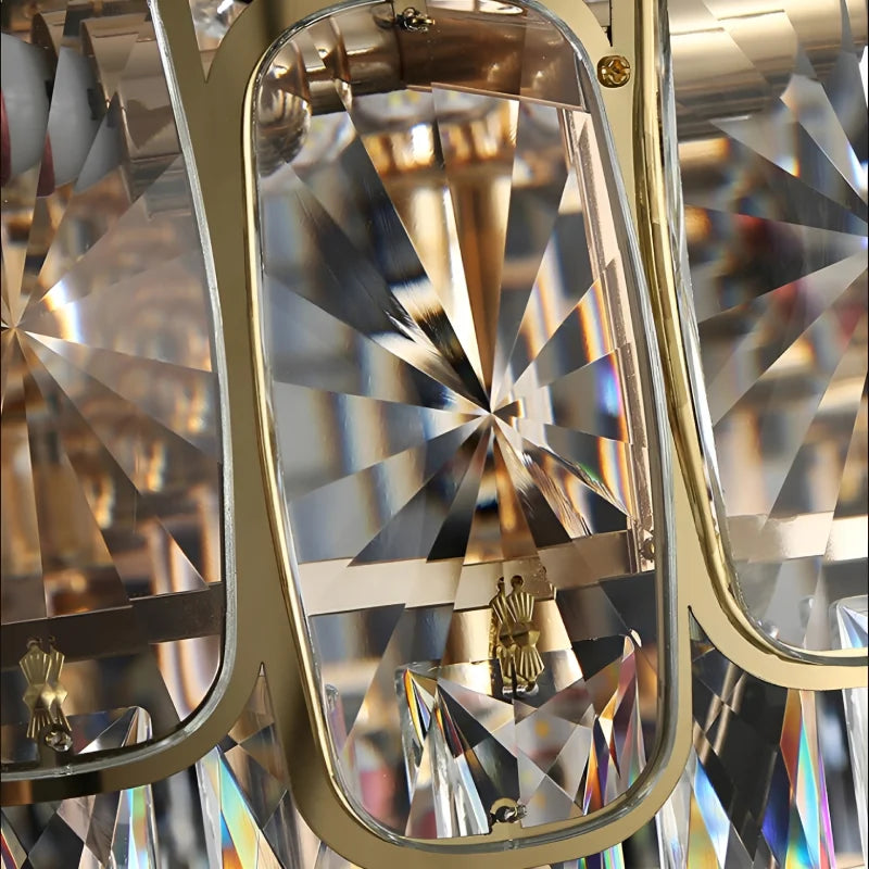 Yarrow Big Classic Crystal Chandelier - Chandeliers | Lucera Lighting