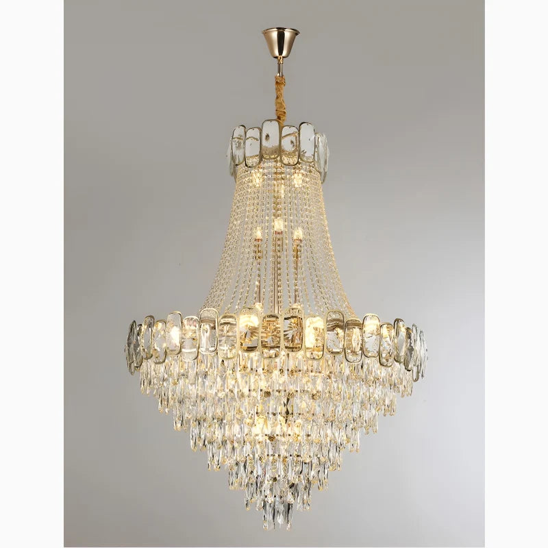 Yarrow Big Classic Crystal Chandelier - Chandeliers | Lucera Lighting