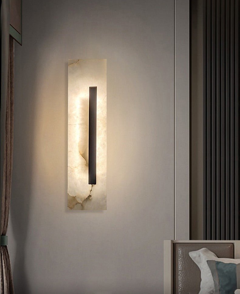 Portico Neo Chinese Marble Wall Lamp - Wall Lights & Sconces | Lucera Lighting