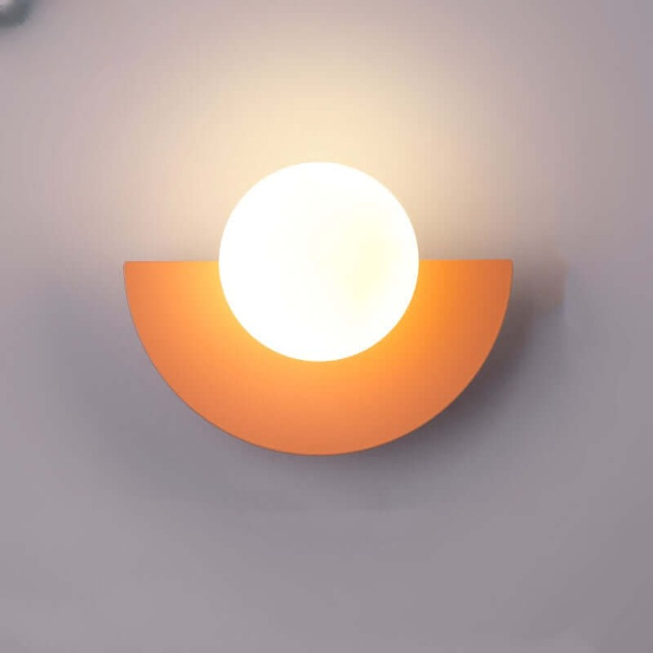 Crescent Metal Wall Lamp - LED Mood Light