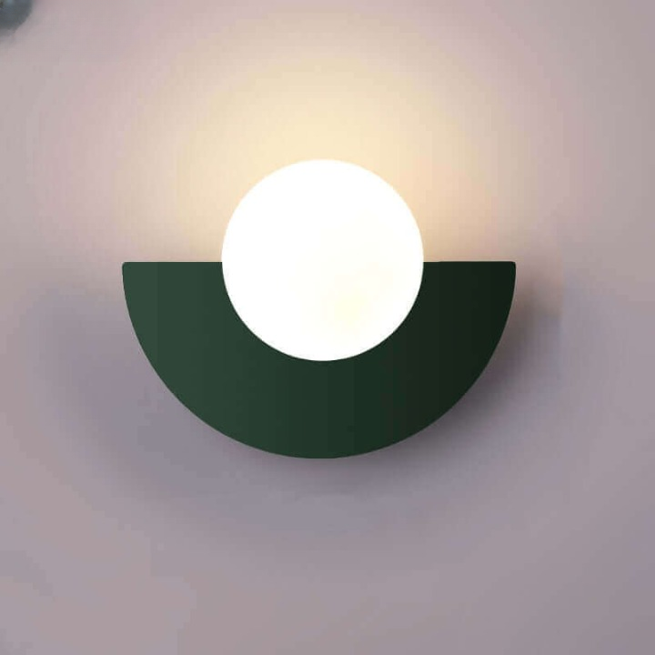 Crescent Metal Wall Lamp - LED Mood Light
