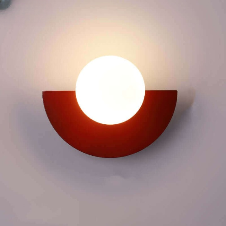 Crescent Metal Wall Lamp - LED Mood Light