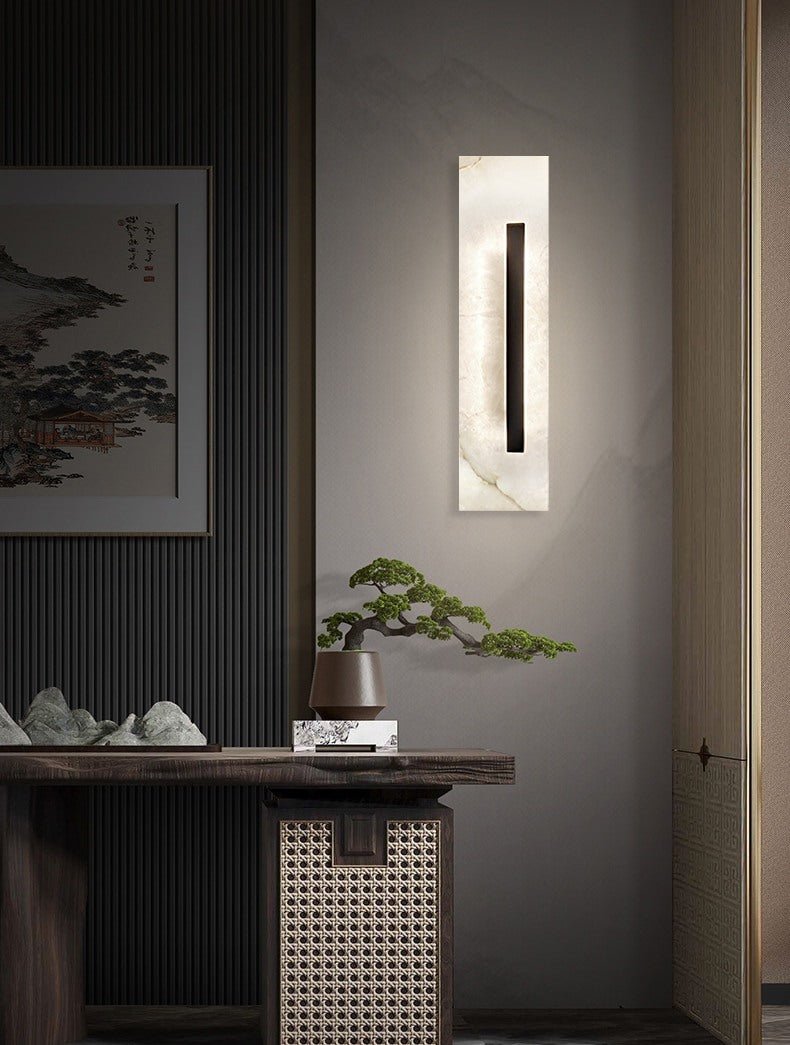 Portico Neo Chinese Marble Wall Lamp - Wall Lights & Sconces | Lucera Lighting