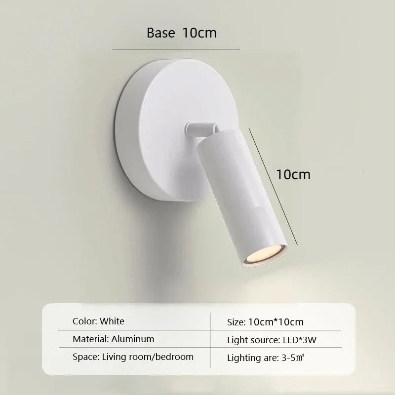LumiNest - LED Wall Lamp for Bedroom and Hotel