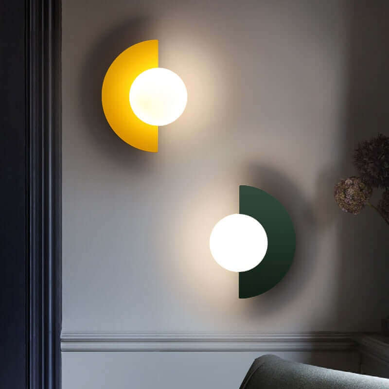 Crescent Metal Wall Lamp - LED Mood Light