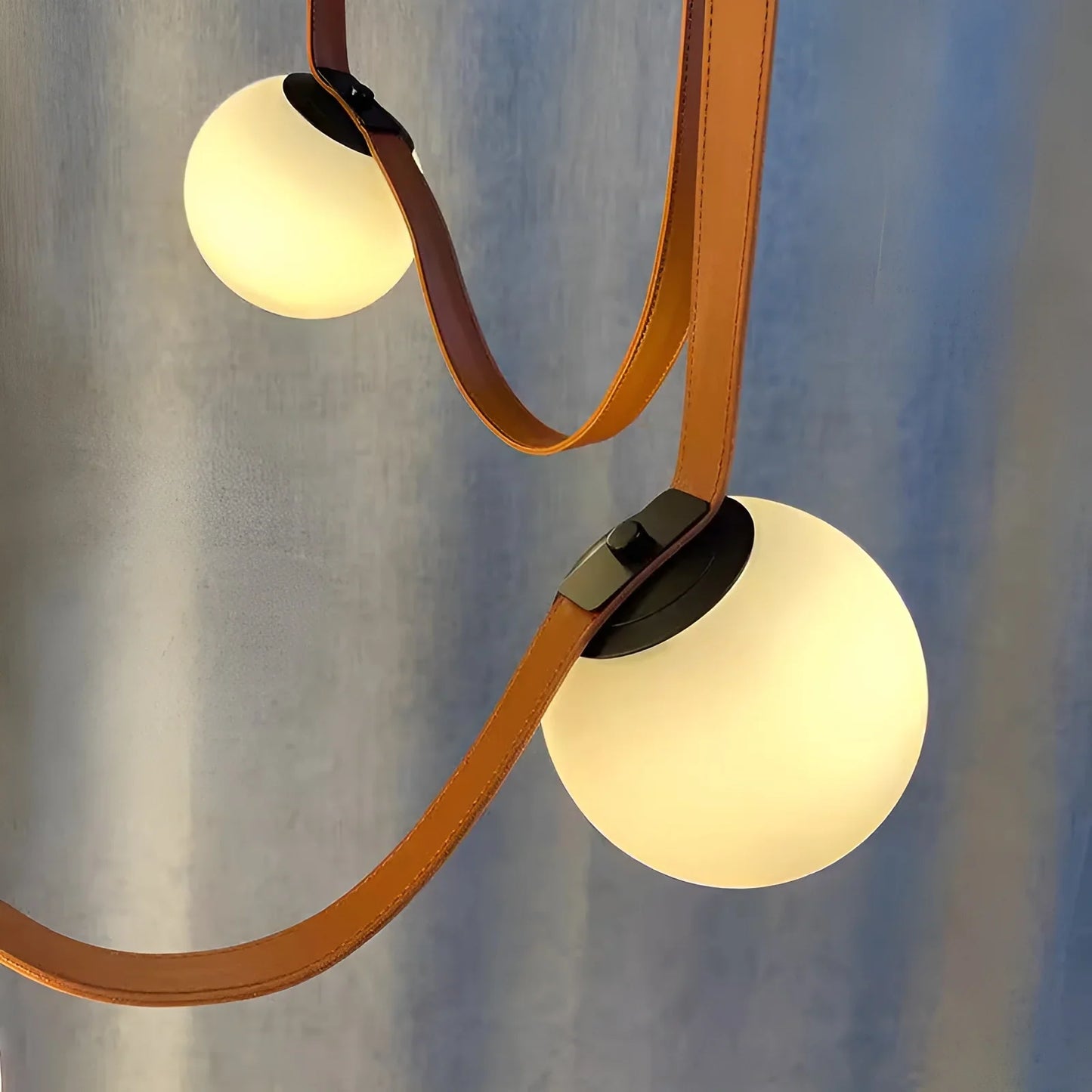 Rune Belt Chandelier - Designer Glass Ball Pendant - Pendant Lights | Lucera Lighting
