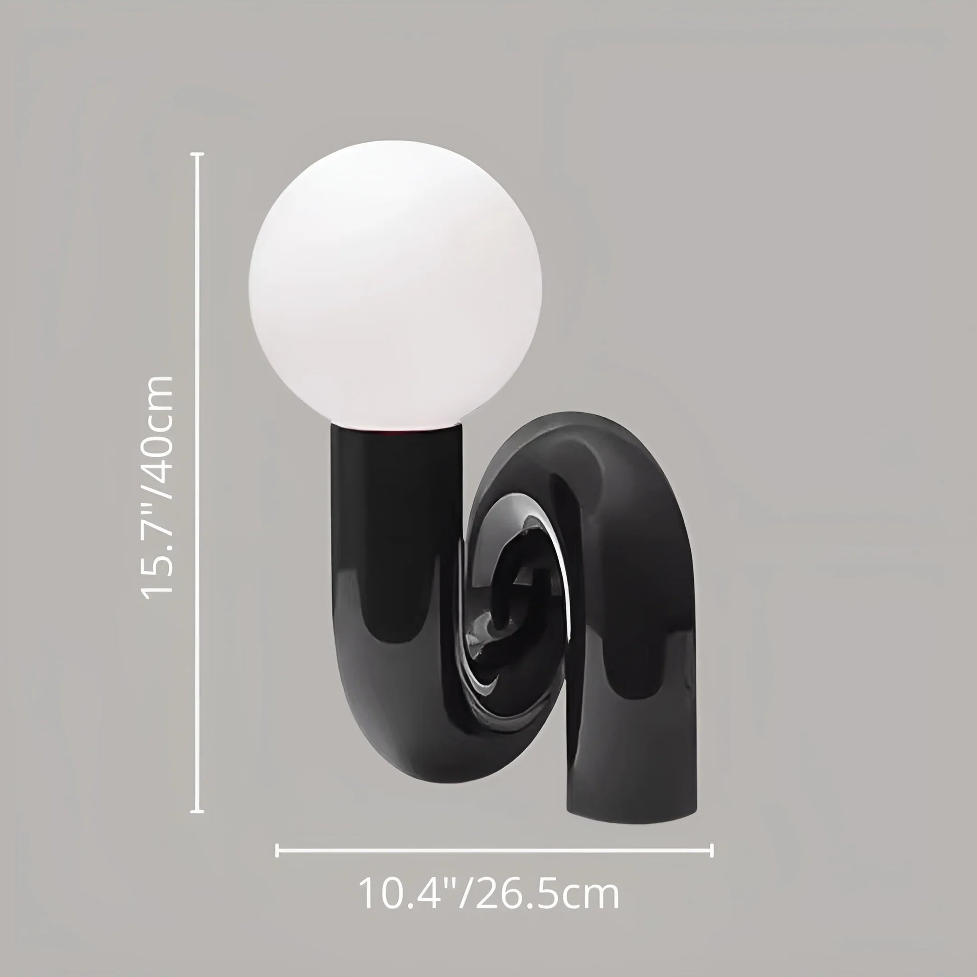 Precipitando Sculptural Resin Table Lamp - Lamps | Lucera Lighting