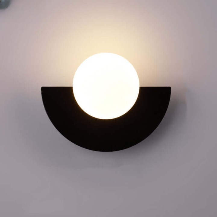 Crescent Metal Wall Lamp - LED Mood Light