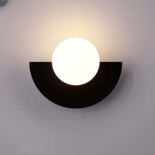 Crescent Metal Wall Lamp - LED Mood Light