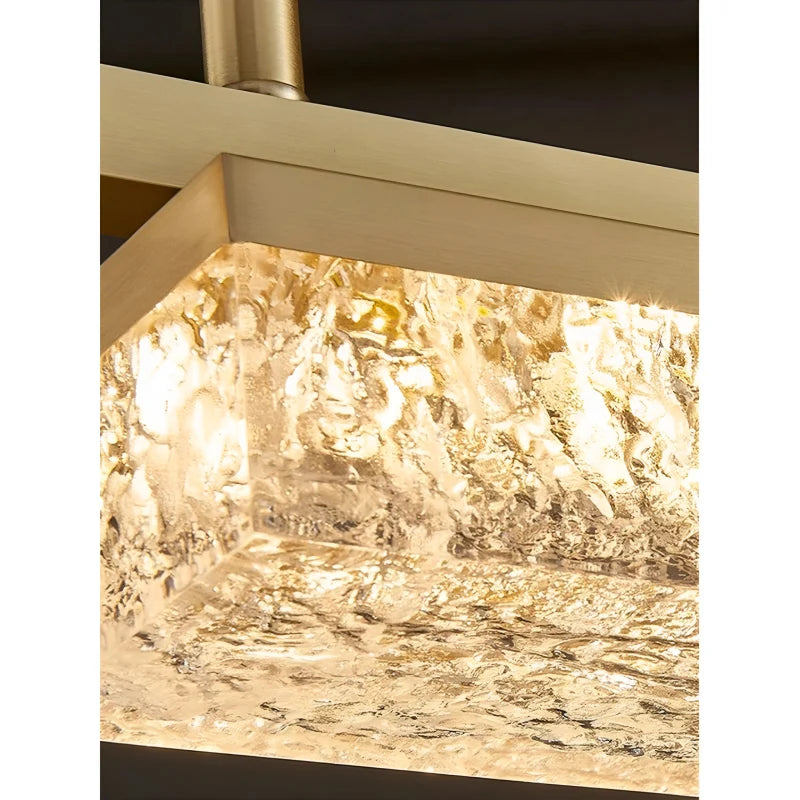 Claret Modern Drum Glass LED Ceiling Chandelier - Pendant Lights | Lucera Lighting