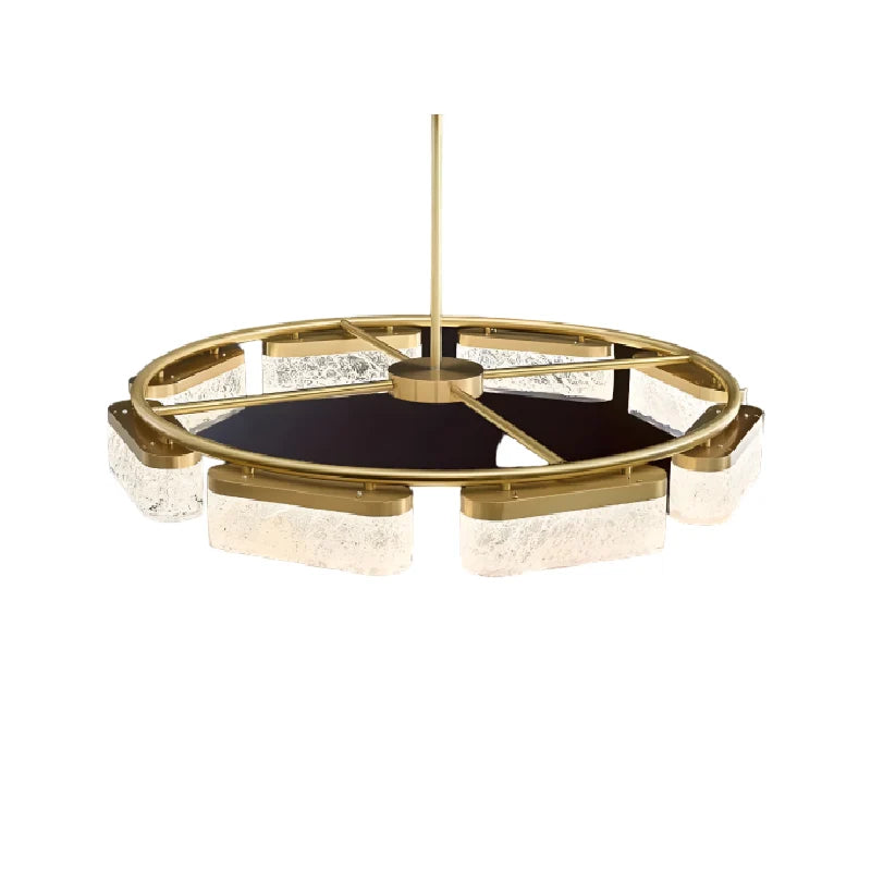 Claret Modern Drum Glass LED Ceiling Chandelier - Pendant Lights | Lucera Lighting