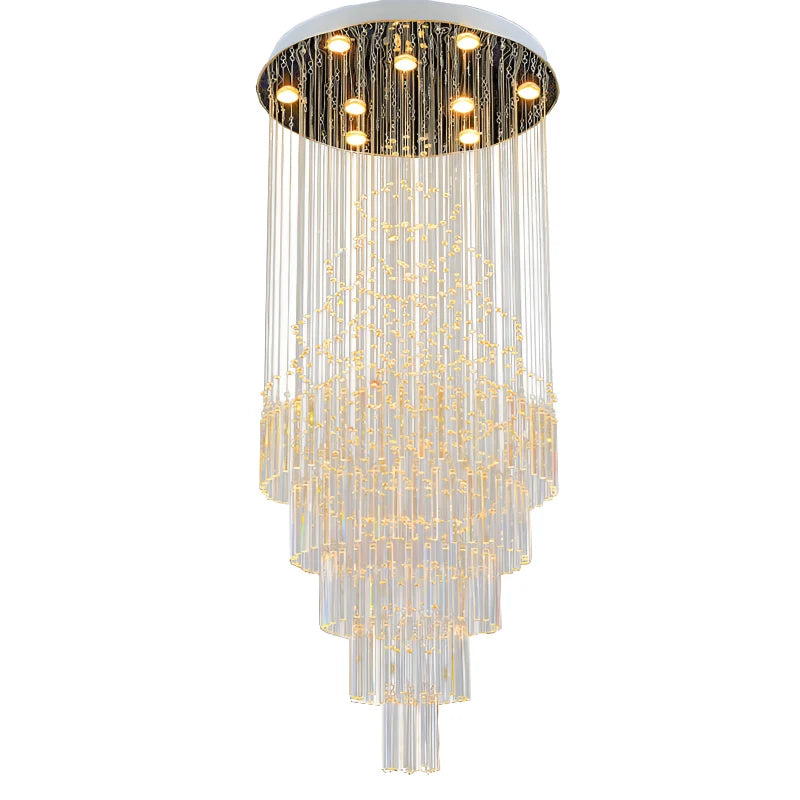 Thorn Transparent Crystal Chandelier - Chandeliers | Lucera Lighting